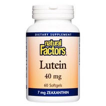 Natural Factors 내추럴팩터스 루테인 40mg 지아잔틴 메리골드 60정