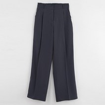 여자 키큰녀 이중버튼 와이드 통 팬츠