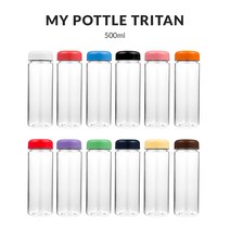 [국내생산] 어썸 마이보틀 트라이탄 물병 물통 보틀 350ml 500ml, 패트, 블루