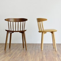 허그 고무나무 원목 체어 (2P), 스톤애쉬