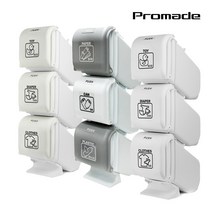 프로메이드 원터치 분리수거함 3단, N크림, 1set