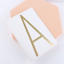 레터 인쇄 여권 커버 패션 새로운 여행 은행 카드 문서 가방 PU 가죽 홀더 연인 지갑 케이스