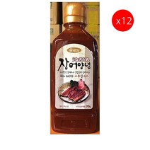 [더착한푸드]장어양념(움트리 590g) 12개 식자재마트 대용량 업소용 장어소스 장어양념 카바야끼타레 액상소스