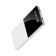 파워뱅크 보조 배터리 베터리 20000mAh 보조베터리 휴대용 충전기 미러 스크린 LED 디지털 디스플레이 외부, 01 2Q