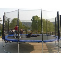 대형 점핑 트램펄린 야외 점핑 다이어트, 직경 3.66미터 트램폴린 블루