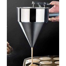 호두과자반죽통 붕어빵반죽통 반죽통 와플반죽통, 대형 17mm 구멍(1200ml) 대형 17m