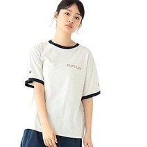 빔스보이 x 챔피온 레이디스 여성용 반팔 화이트 13-04-0100-411