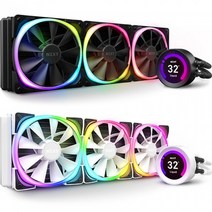 NZXT KRAKEN 크라켄 Z73 RGB (Matte White) 수냉쿨러
