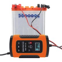 가정용 배터리 전기차 충전기 새로운 완전 자동 12v 6a 펄스 수리 스마트 lcd, 영국 플러그