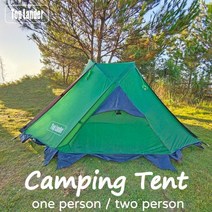 돔텐트[Top Lander] X 돔 텐트 야외 캠핑 1 인용 초경량 20D 실리콘 하이킹 더블 레이어 방수 배낭, 02 1 person