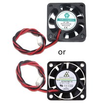 W3JB DC 5V/12V/24V 컴퓨터 CPU 쿨러 미니 4010 냉각 팬 40x40x10mm Ender 3 CR-10 3D 프린터 용 소형 배기, 01 5V