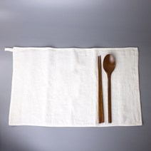 반애썸 무형광 키친크로스 소창행주(27X47cm) 2겹 3겹 카페행주 테이블매트 티매트, 1장, 정련 2겹 소창키친크로스(27X39)/무지