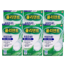 폴리덴트 나이트 틀니 의치 세정제 144정, 48개입, 6개