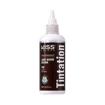 Kiss Tintation 반영구 헤어 컬러 트리트먼트 148 US 5액량 플래티넘 키스, Dark Warm Brown