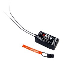 DSMX AR6210 24GHz 6 채널 MKron S603 RC 송신기 용 수신기 Spektrum DX6i DX7 DX8 JR, 01 Black