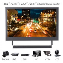 산업용 터치스크린 133156 Pc 모니터 1080P 휴대용 산업 VGA HDMI IPS LCD 디스플레이 101116 카메라 Windows 용, 10.1inch 1366X768