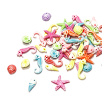 E32 바다구슬 중형 약50개 12~30mm 비즈공예