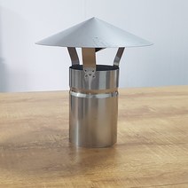 100mm 스텐연통 / 화목난로 연통 / 벽난로 연통/ 보일러 연통, 삿갓