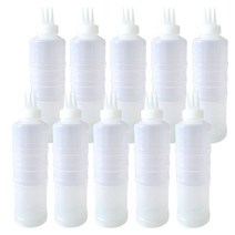 국내생산 업소용 잘라쓰는 소스통 3구 뚜껑 미포함, 10개, 700ml