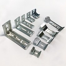 창안애 블라인드 부속품 스냅 브라켓 설치 고정 피스, 허니콤/[원]25알루 기역자브라켓 - 메탈 1개