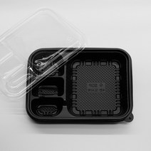 포장 배달용기 SDP 4칸 도시락 200개 세트
