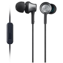 SONY 소니 MDR-EX650AP-B [밀폐형 인이어 리시버 스마트폰 지원 브라스 블랙], 단일