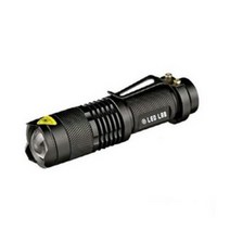 LEDLAB SK-2000 랜턴 XM-L2 클립형 줌 서치라이트, 2개