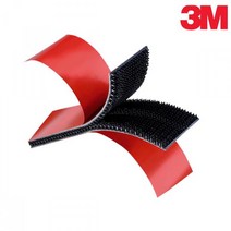 3M 3M 찍찍이 양면 후크 테이프 듀얼락 SJ-3751 고리걸이 테이프 25mm x 1M BG+6456EA