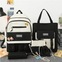 어린이 학교 가방 세트 여자 학생 노트북 배낭 캔버스 배낭 책 배낭 대용량 백팩 책가방 여행가방