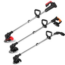 Drillpro 1800W무선 전기 충전식 전동 예초기 잡초제거기 제초기 배터리 칼날 잡초제거, 36v, 2배터리