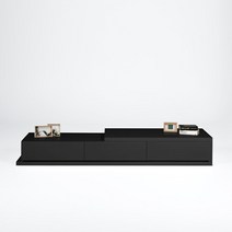 에보니아 [에보니아]닉스 하이그로시 블랙 거실장 [장식장 TV장 TV다이]