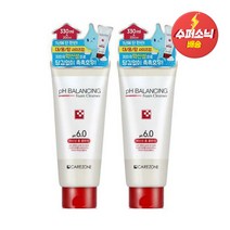 케어존 약산성 폼 클렌징 330ml 대용량, 2개