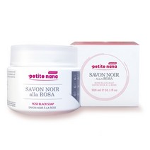 쁘띠나나 사봉느와 이태리 블랙솝 미용비누 300ml