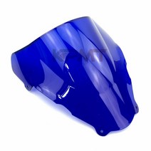 윈드스크린 롱스크린 가림막 바이크 오토바이 윈드 스크린 1999 2000 스즈키 SV650 SV S 디플렉터 실드, 04 Blue