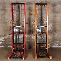 전동스태커 전기지게차 포크리프트 팔레트상하차200kg, 2m 200kg (전방향 바퀴)