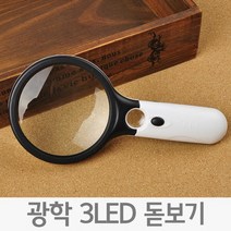 [교구용돋보기] 미니 실험용손잡이형 오목렌즈(3종 택1) 교구용돋보기, 50mm