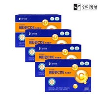한미양행 비타민CDE 트리플UP 세트 1 000 x 60정 x 3개입 4박스 24개월분+쇼핑백 한알가득 히알루론산 1박