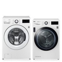 LG전자 트롬 건조기 세트 F19WDBU-9V 19kg + 9kg 방문설치, 화이트