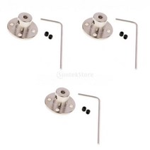 shangren 3 고정 플랜지 커플 링 모터 가이드 샤프트 커플러 모터 커넥터 세트, 5 6 8mm, 찢어진 조각, 철