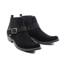 남자워커 앵클부츠 남자웨스턴부츠 첼시부츠 웨스턴 카우보이 남성 포인티드 토 블랙 정품