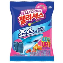 칠성 워터젤리 젤리추천 롯데 죠스바젤리 젤리셔스 과일젤리 대용량젤리 70G 8개, 30세트