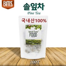 솔잎차 티백 소나무잎 솔 잎 100% 조선솔 솔잎가루 침엽수 향긋한 솔향기 100티백, 2개