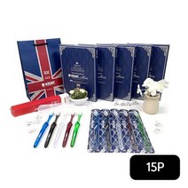 켄트 켄트 시즌4 사파이어 초극세모 칫솔 15P+칫솔 케이스+쇼핑백, 5세트