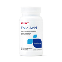 지엔씨 GNC 폴릭 애시드 800mcg 베지테리안 타블렛, 100개입 × 1개