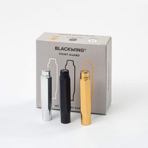 Blackwing Point Guard 팔로미노 블랙윙 포인트 가드 연필캡 보호캡 연필 뚜껑 펜슬 (믹스 3 세트 골드 실버 블랙), 골드실버블랙
