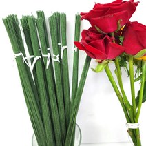 (샤인) 지철사 36cm 27호 밤색 100개 1묶음 무료배송/꽃철사/화훼장식기능사 준비물