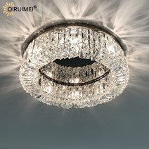 샹들리에 조명 밝은 크리스탈 골드 실버 새로운 현대 led 샹들리에 조명 거실 식당 바, 금 15cm, 쿨 화이트 리모콘 없음