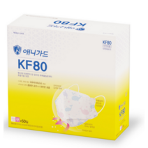 애니가드 웰빙 황사 뉴 마스크 프리미엄 소형 KF80, 1개입, 150개