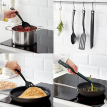 이케아 그나르프 주방 국자 집게 뒤집게 키친툴 3종세트