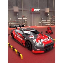 블랙박스4채널 블랙박스 차량용블랙박스 1:16 RC 레이싱 카 49 KM/H 고속 원격 제어 차량 4WD 추락 방지 PV, 06 B Red